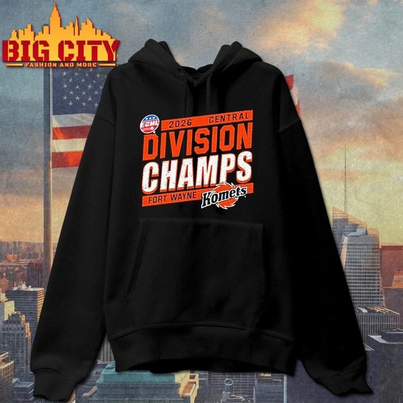 Fort Wayne Komets 2026 Echl Central Division Champions Shirt