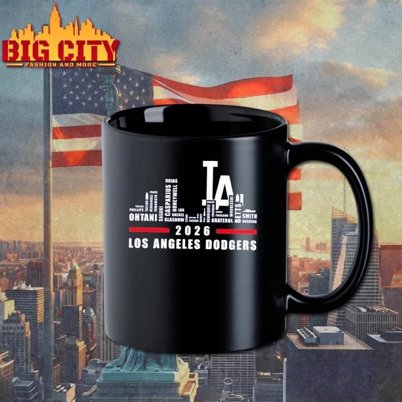 Los Angeles Dodgers 2026 greatest of all time players city skyline Shirt