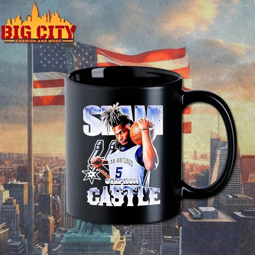 Stephon Castle San Antonio Spurs NBA SLAM graphic Shirt