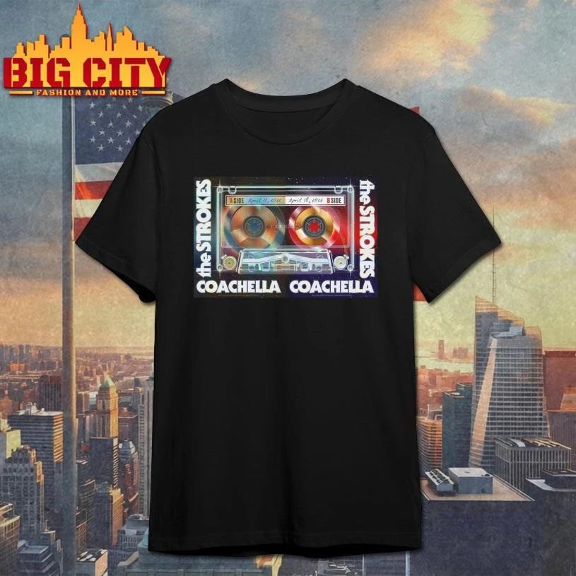The Strokes Poster 2 Night At Coachella 2026 On April 11 18 2026 Poster Shirt