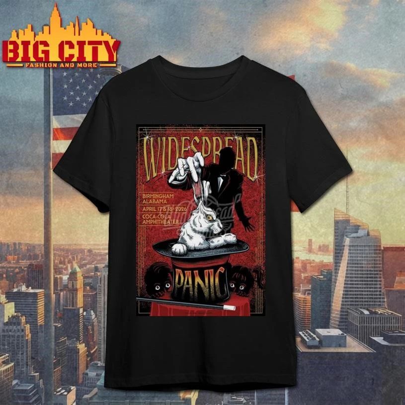 Widespread Panic Rabbit Outta The Hat Apr 17-18 2026 Poster Shirt