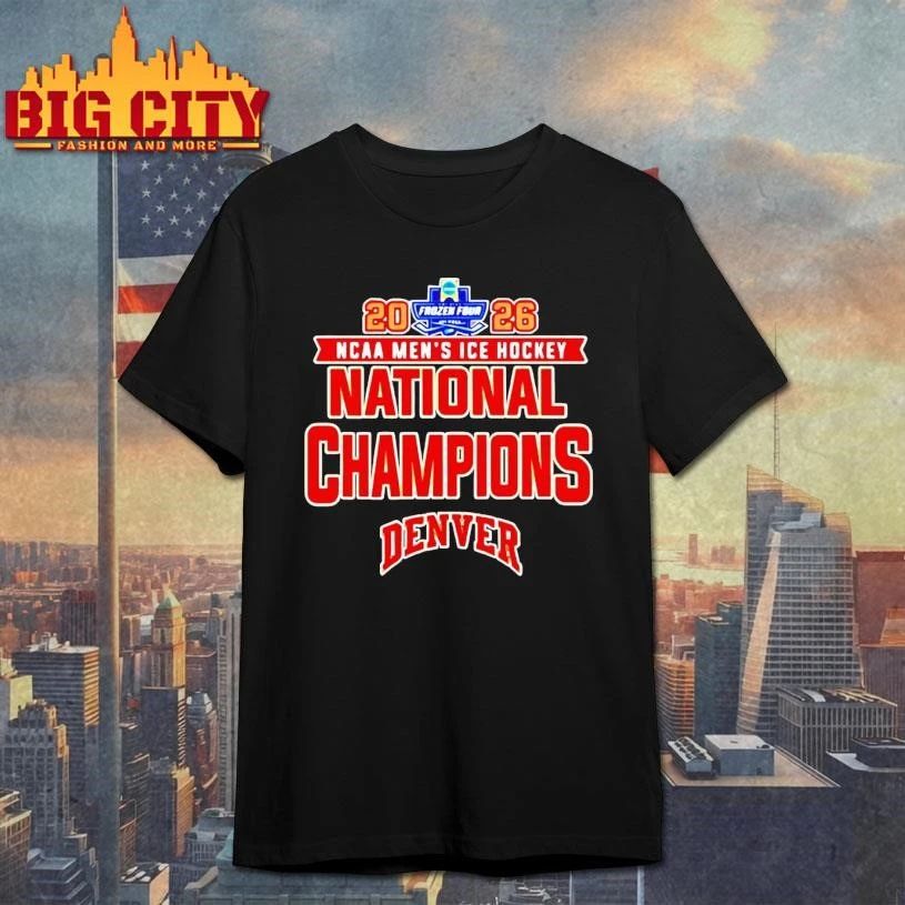 Denver Pioneers Mens Ice Hockey National Champions 26 Classic Shirt