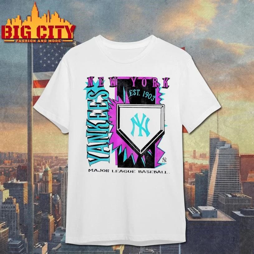 New York Yankees MLB Cooperstown Neon Field Shock Shirt
