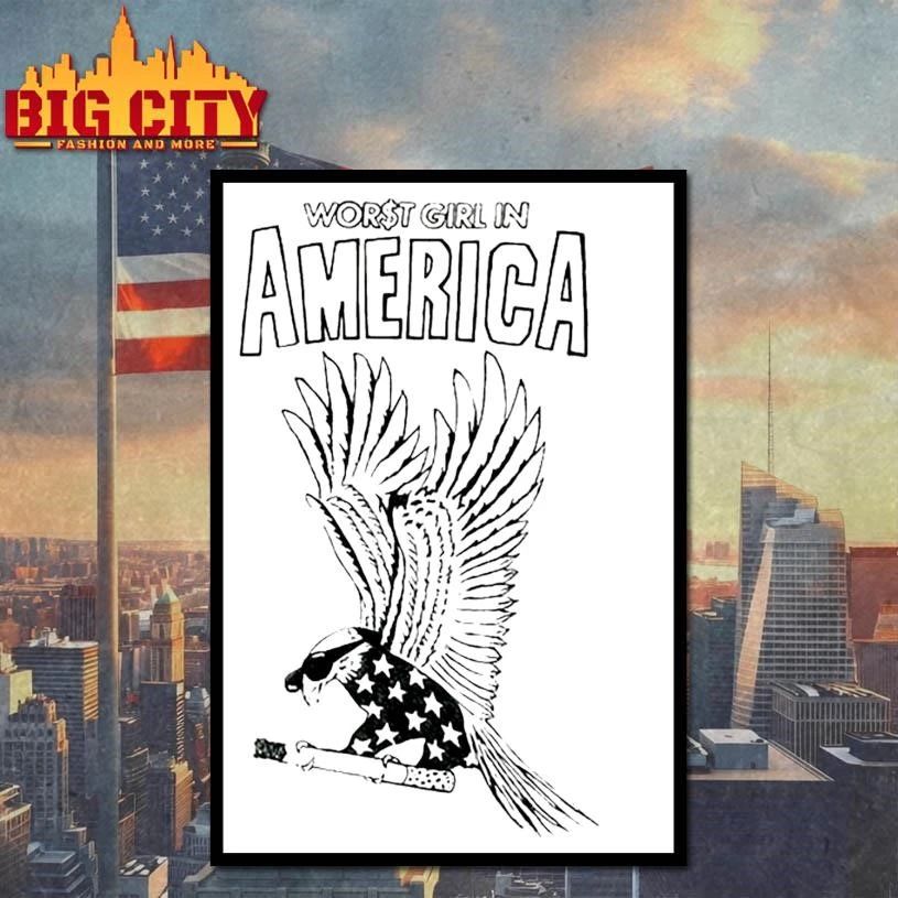 Worst Girl In America Slayyyter Wgias Eagle Shirt