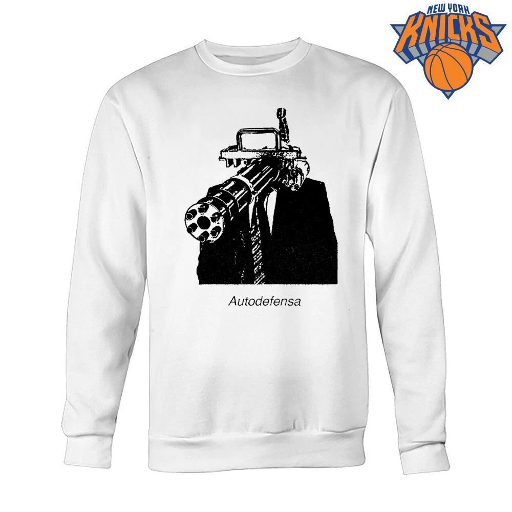 Autodefensa Minigun Head Businessman Suit Cyberpunk Surreal Goth Grunge Shirt