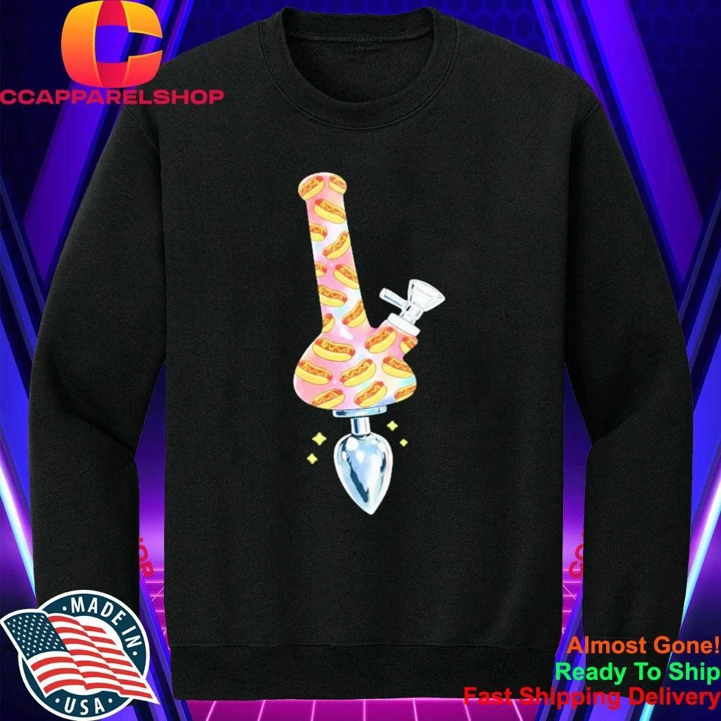 Hotdog Bong Buttplug Shirt