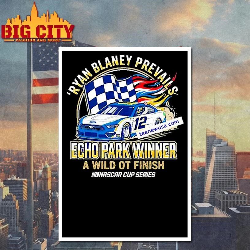 Blaney Dominates Nascar In Echopark Victory In Wild Ot T Shirt