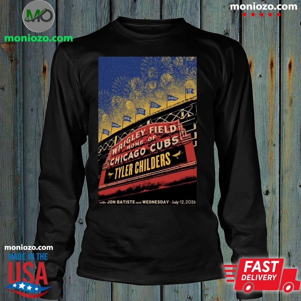 Original Tyler Childers at Wrigley Field Chicago 07 12 2026 Poster T-Shirt