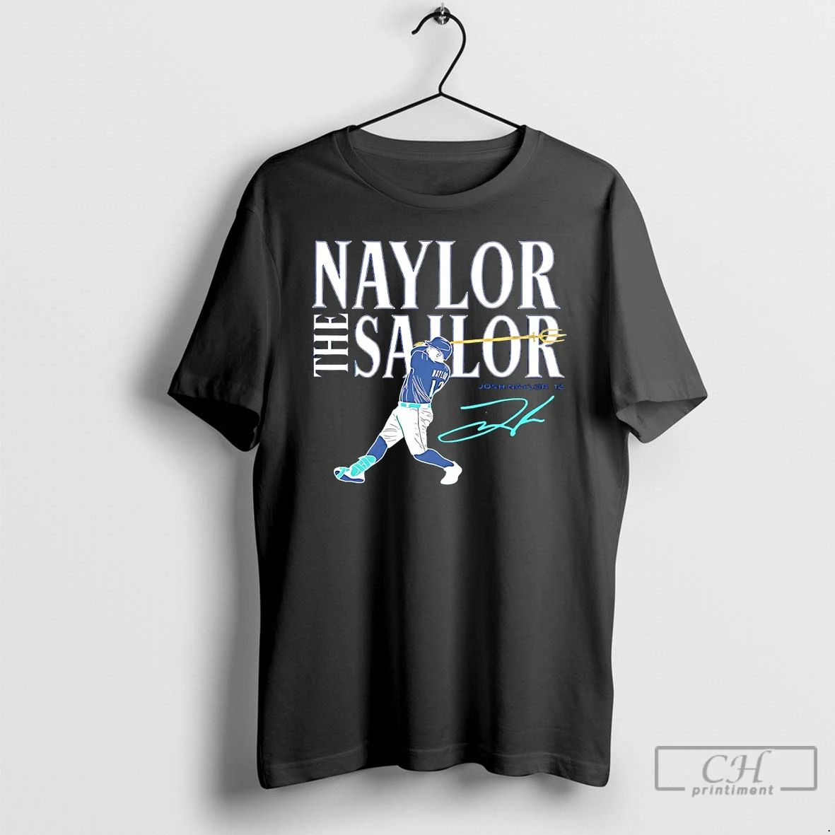 Classic Naylor The Sailor Josh Naylor Seattle Mariners Signature T Shirts