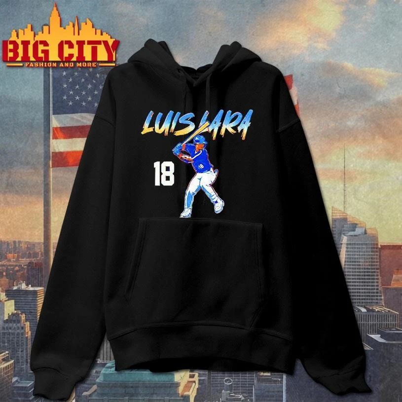 Luis Lara 18 Milwaukee Brewers Baseball Player T Shirt