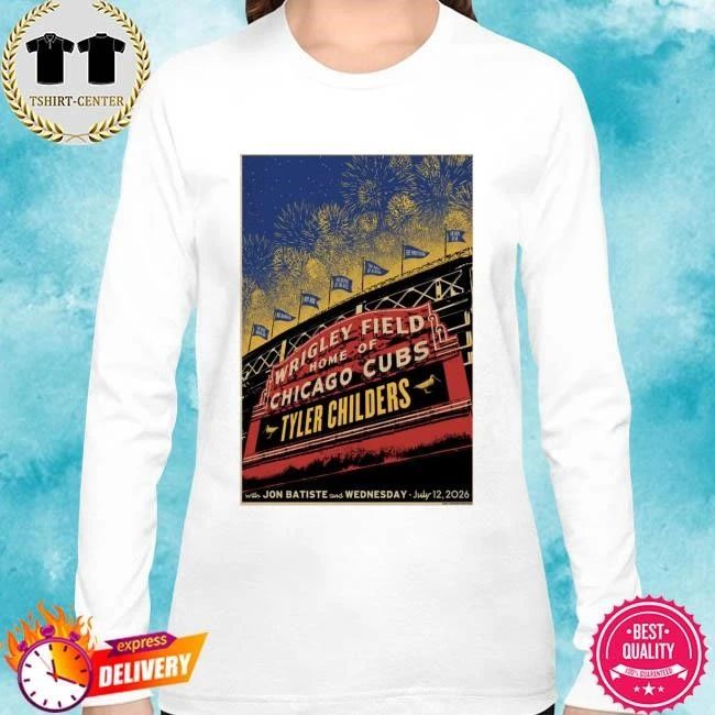 Tyler Childers at Wrigley Field Chicago 07 12 2026 Poster Shirt