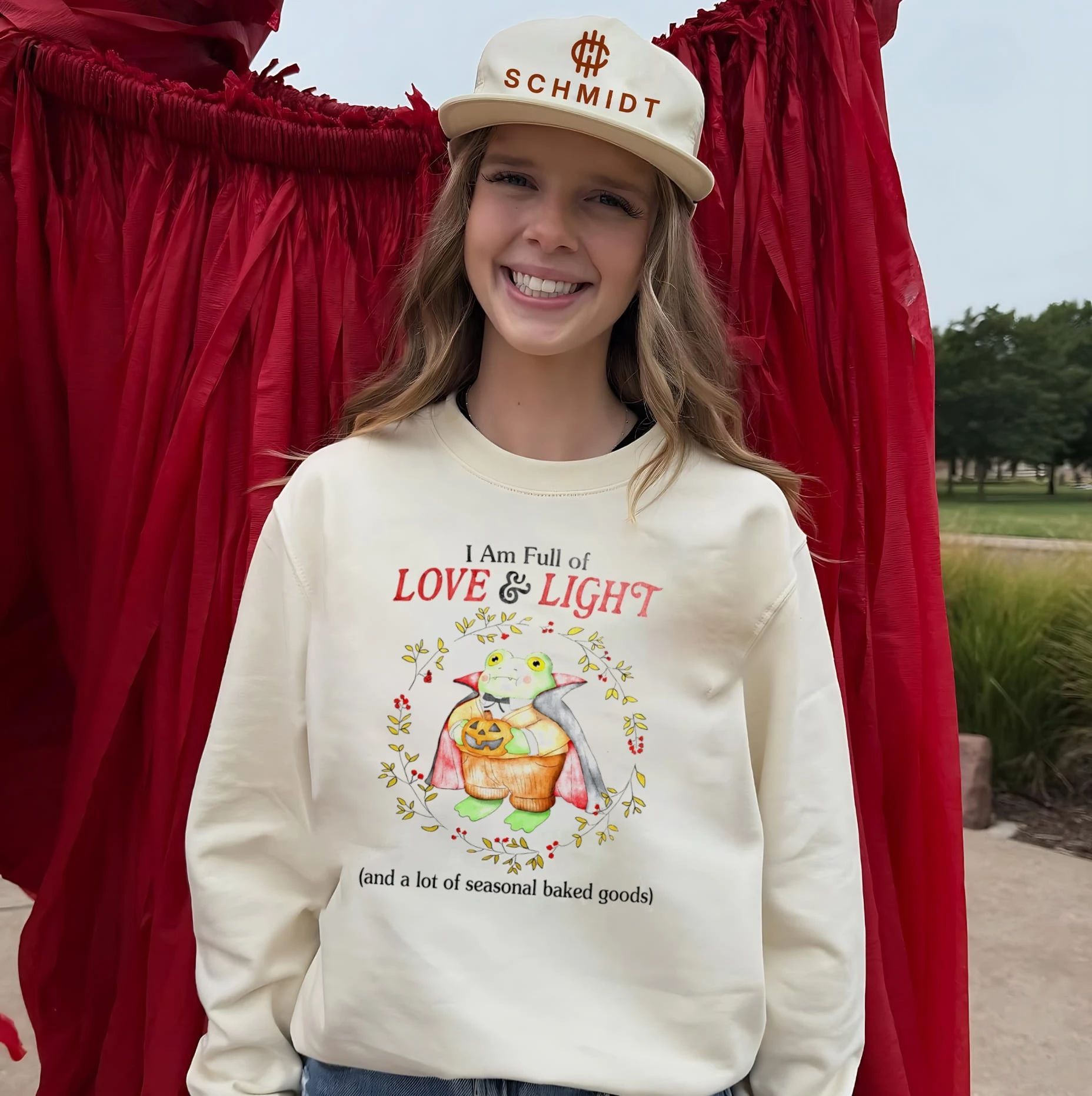 Vampire Frog Full of Love and Light and Seasonal Baked Goods shirt