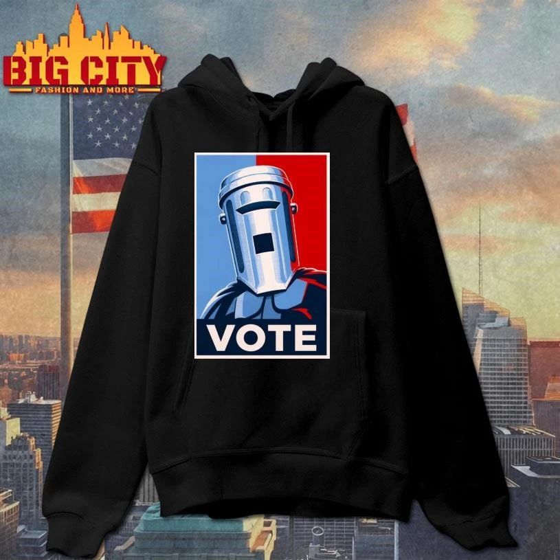Count Binface Vote Campaign Poster Blue Red Aesthetic shirt