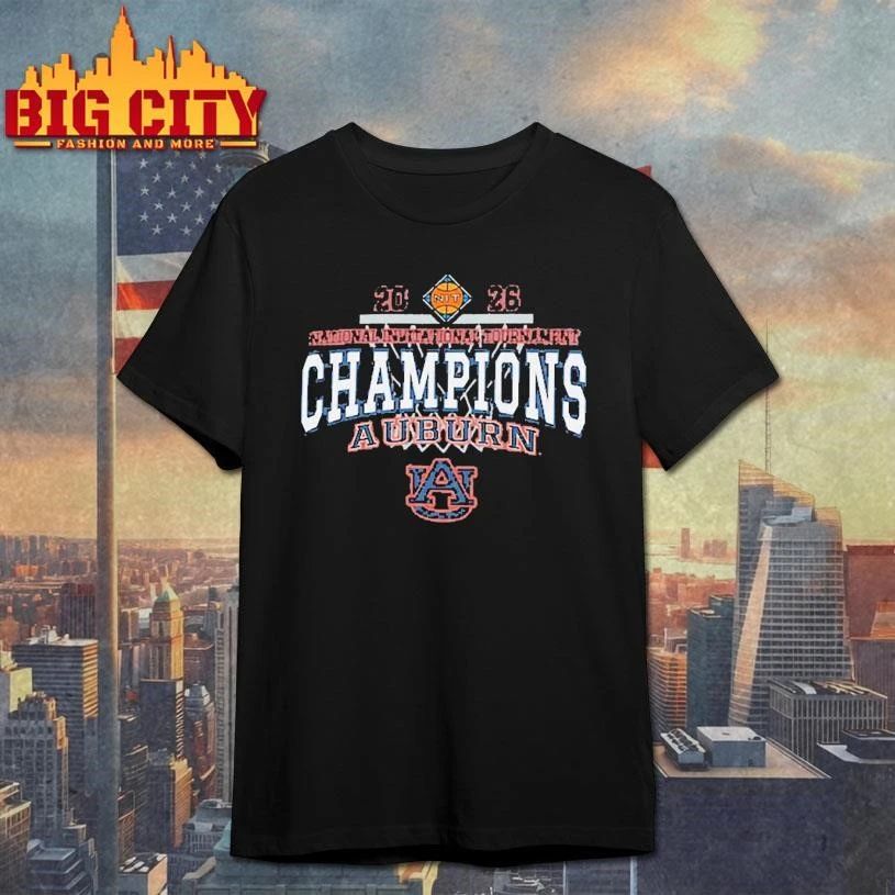 Auburn Tigers 2026 NIT Champions National Invitational Tournament Graphic Shirt