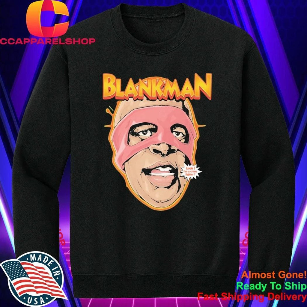 Blankman Crime Fighter Mask Shirt