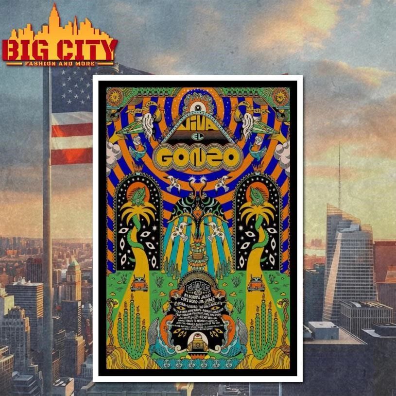 Viva El Gonzo Mexico 2026 Poster Shirt