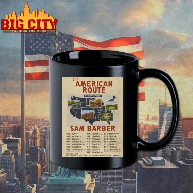 Sam Barber The American Route 2026 Schedule Tour Dates Poster Shirt
