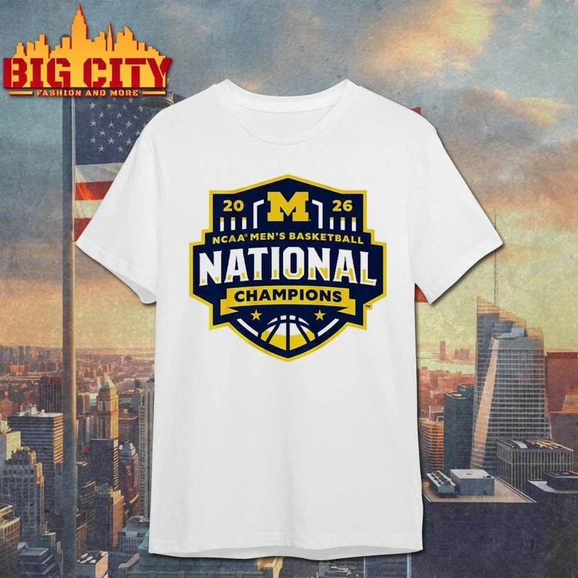 Michigan Wolverines MBB 2026 National Champions Logo Classic Shirt