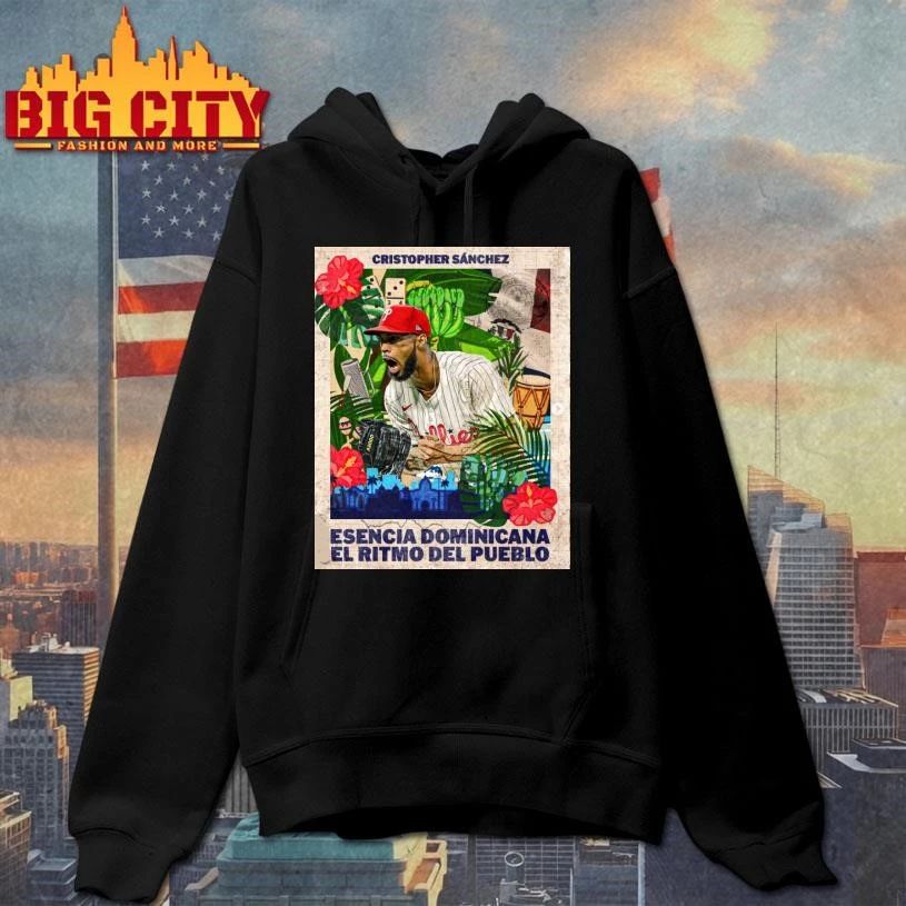 Cristopher Sanchez Esencia Dominicana El Ritmo Del Pueblo Phillies Baseball Shirt