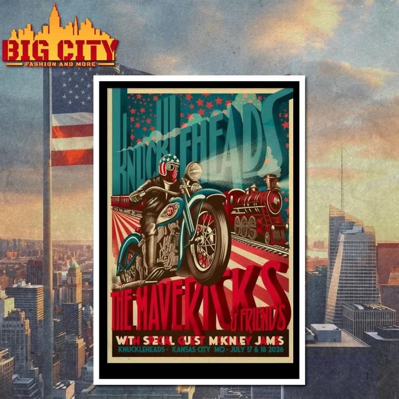 The Mavericks And Friends 7-17-7-18-2026 Kansas City MO Poster Shirt