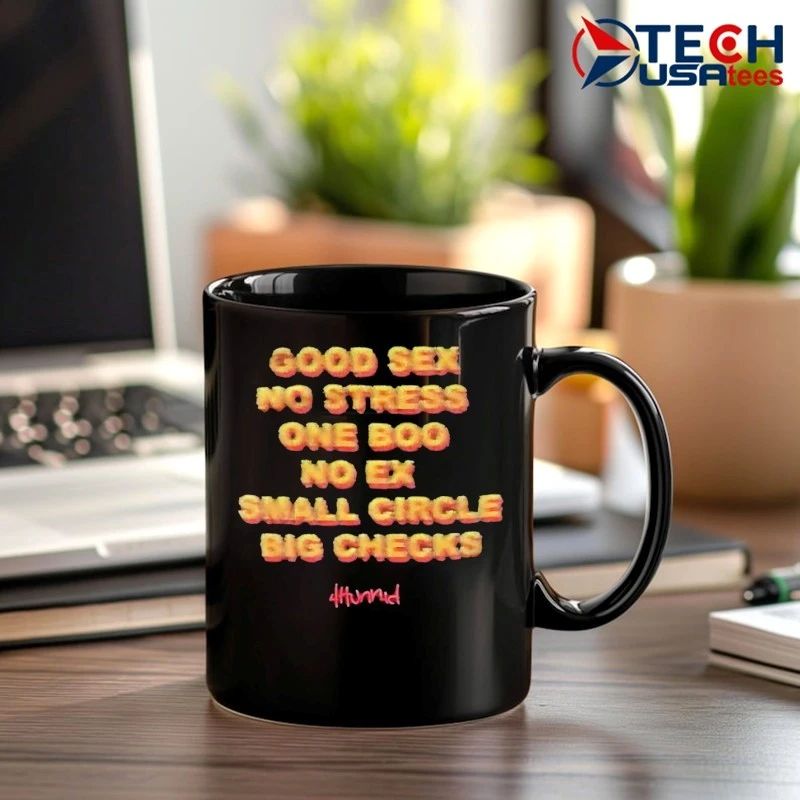 Good sex no stress one boo no ex small circle big checks shirt