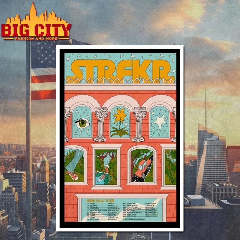 STRFKR 2026 Fall Tour Poster Shirt