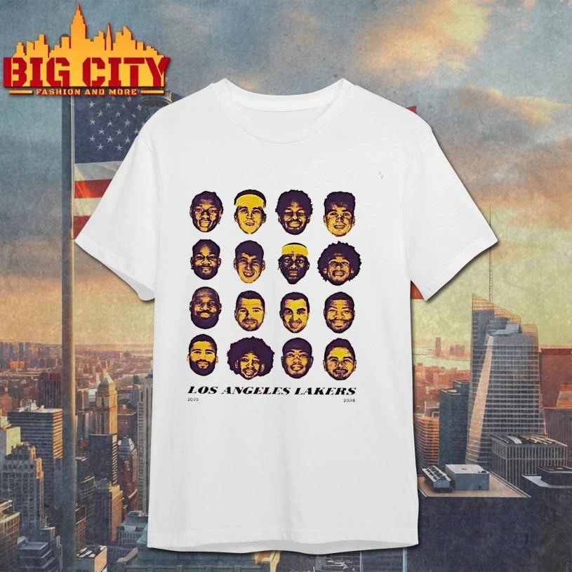 Face All Team Los Angeles Lakers Basketball Nba Graphic Vintage Shirts
