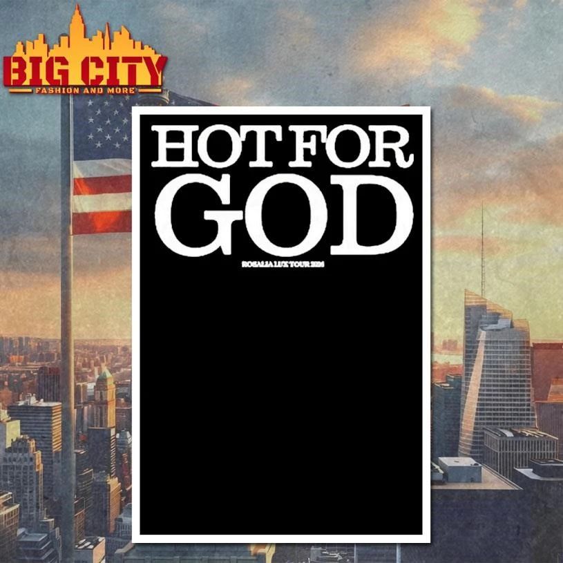 For God Rosalia Lux Tour 2026 Shirt