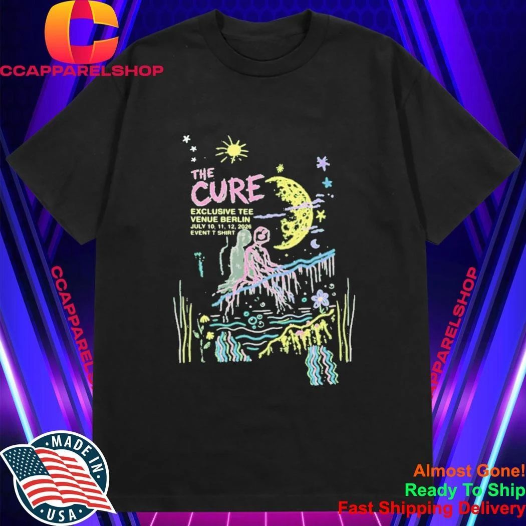 The Cure Exclusive Tee Venue Berlin July 10 11 12 2026 Event Shirt