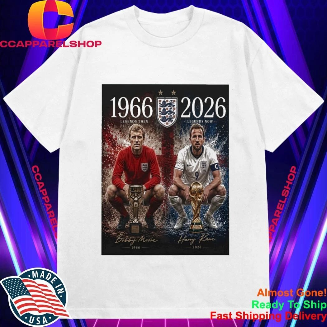 England 1966 2026 60th Anniversary Bobby Charlton Harry Kane World Cup Tribute Shirt