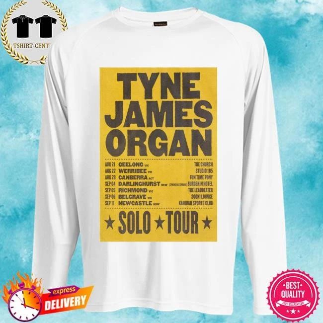 Tyne-James Organ Solo Australian Tour 2026 Poster Shirt