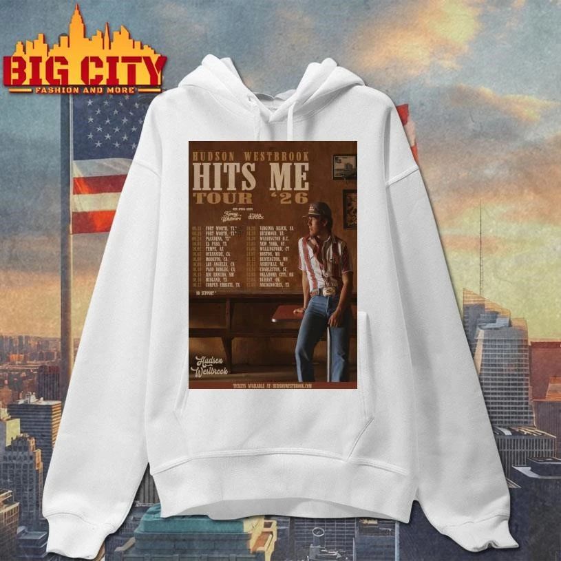 Hudson Westbrook Hits Me Tour ’26 Tour Poster Shirt