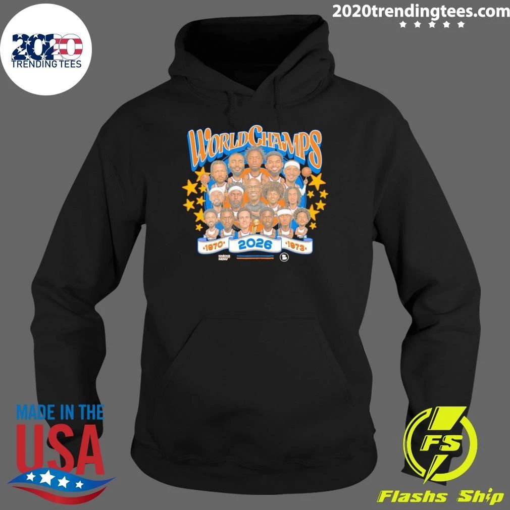 Oklahoma City Thunder 2026 World Champions Team Caricature Shirt