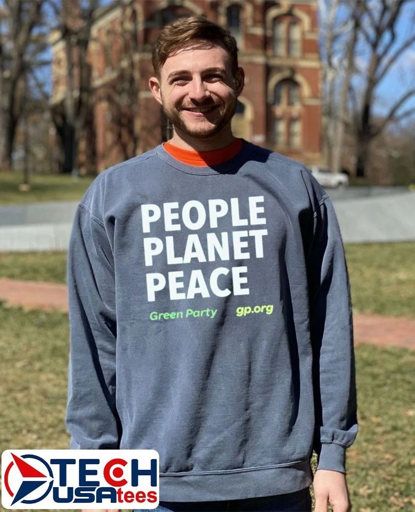 People Planet Peace Green Party shirt