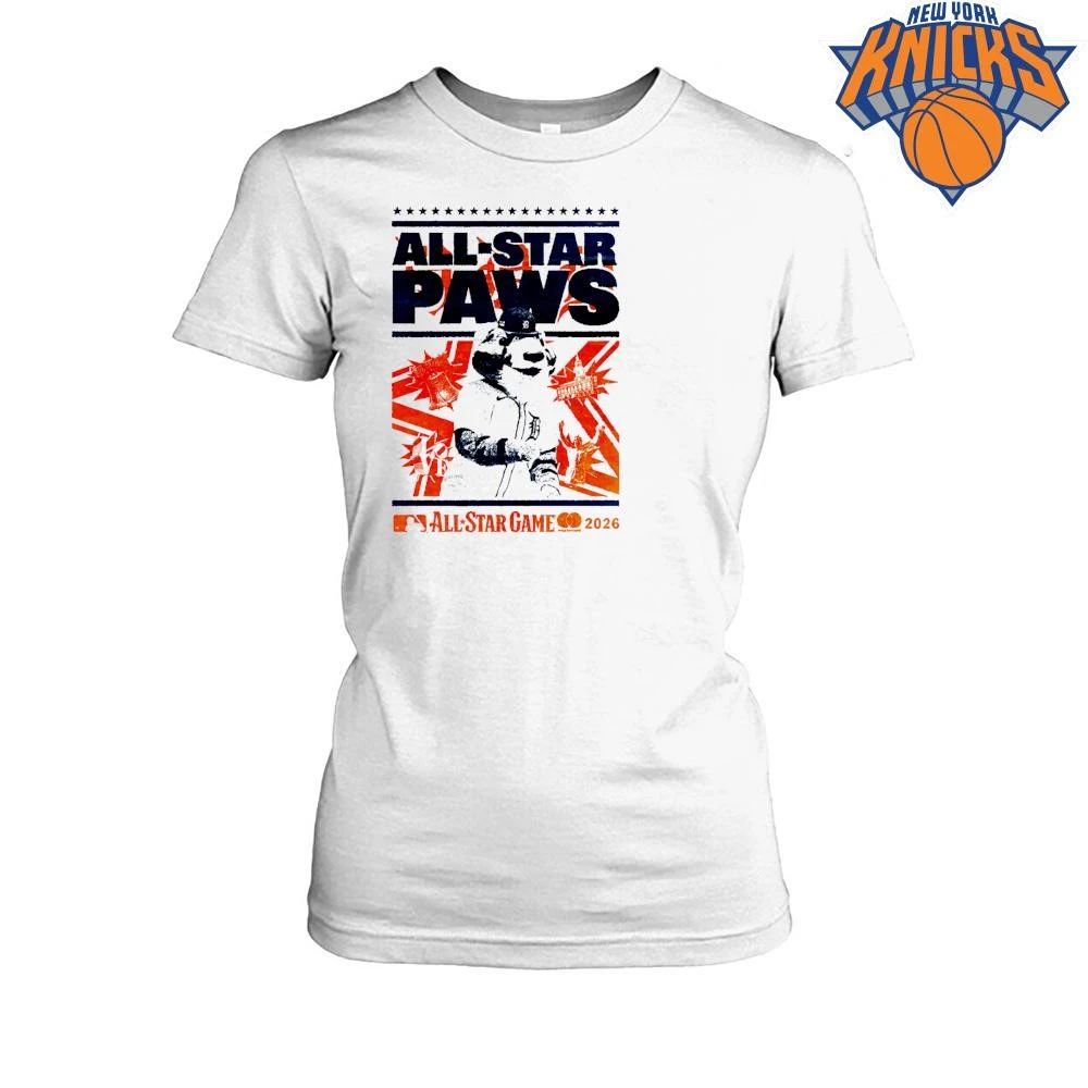 Detroit Tigers Mascot All Star Paws MLB All Star Game 2026 Shirt