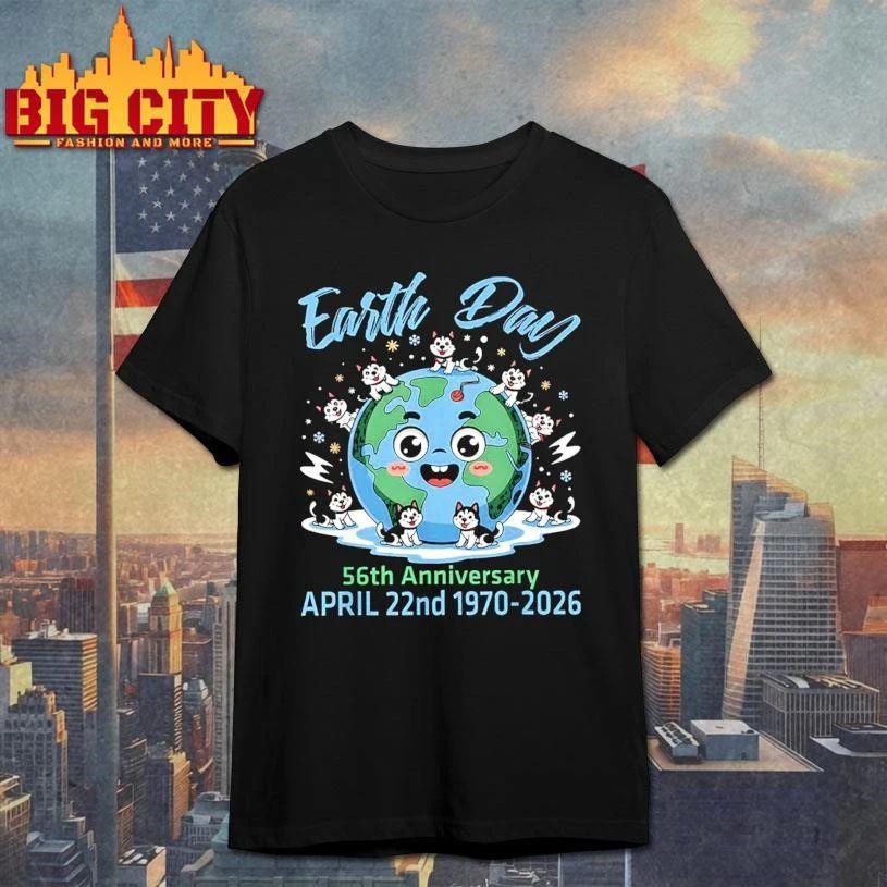 Earth Day 2026 56th Anniversary Earth Day Men Shirt