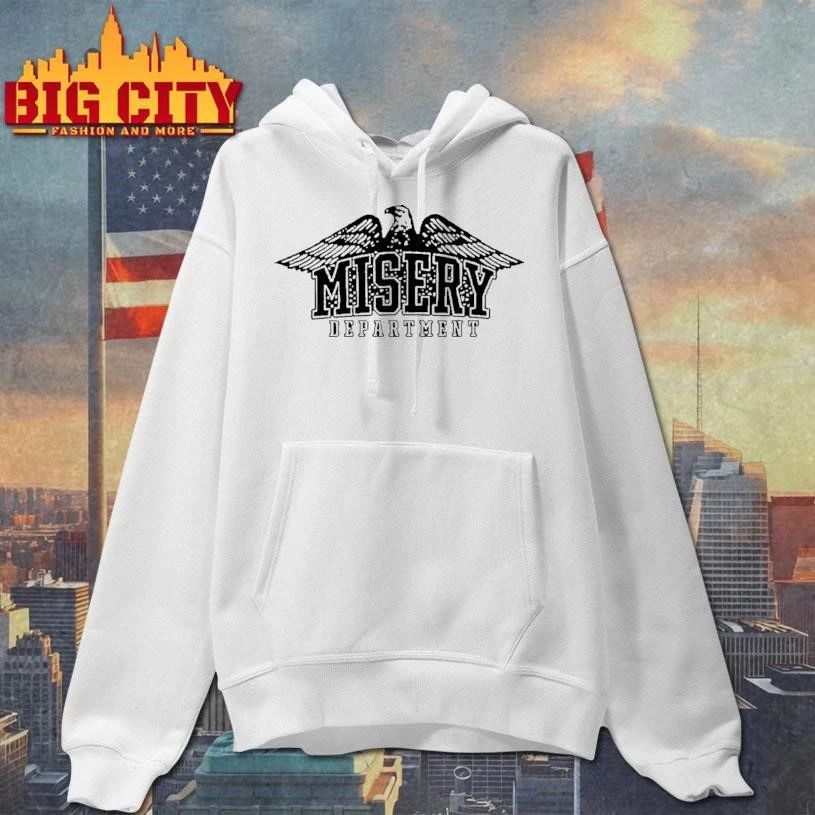Misery Department Eagle Graphic Tee Retro Streetwear Shirt