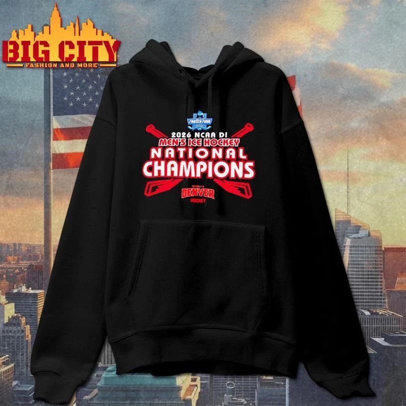 Denver Pioneers NCAA DI Men’s hockey National Champions 2026 Shirt