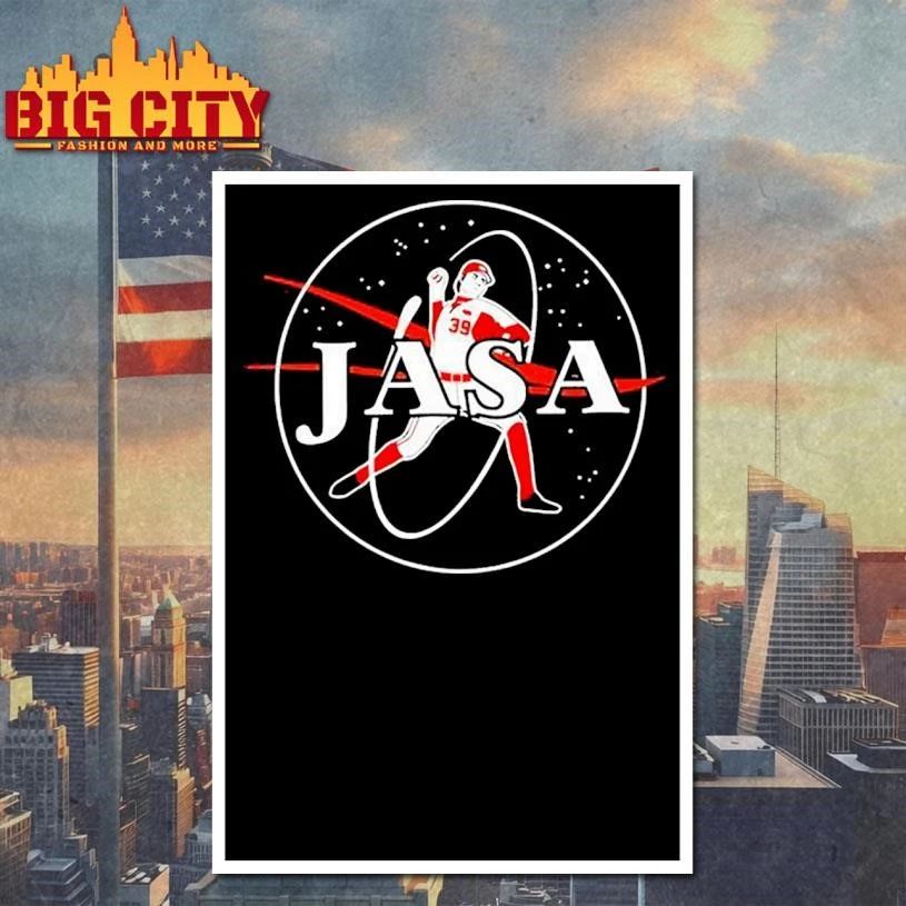 NASA Carson Jasa 39 Nebraska Cornhuskers Baseball Shirt