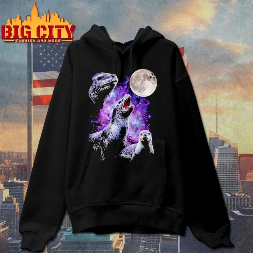 3 Seals Howling At The Moon Shirt