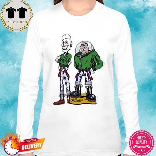 Oi Story Skinhead and Astronaut Cartoon 2026 shirt