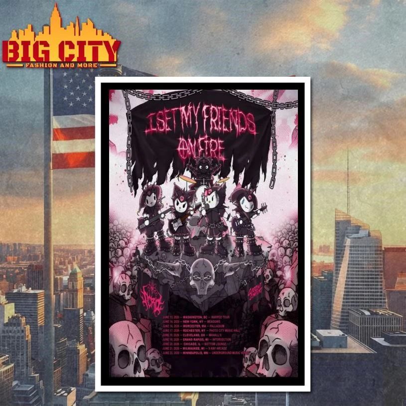 ISMFOF Warped Tour 2026 Poster Shirt