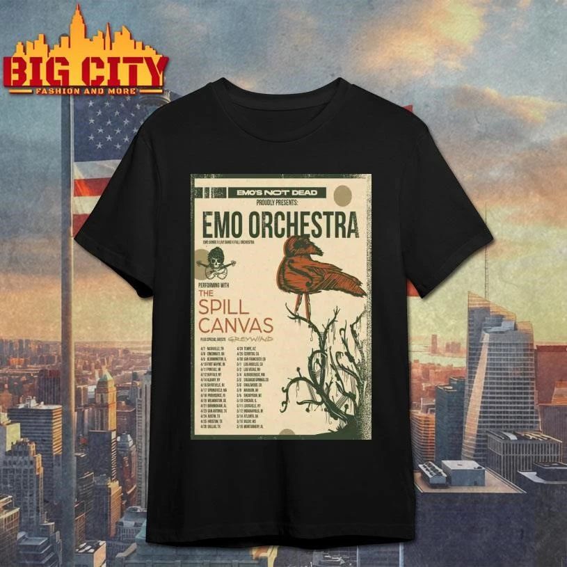 Emo Orchestra performing with The Spill Canvas Tour 2026 Poster Shirt