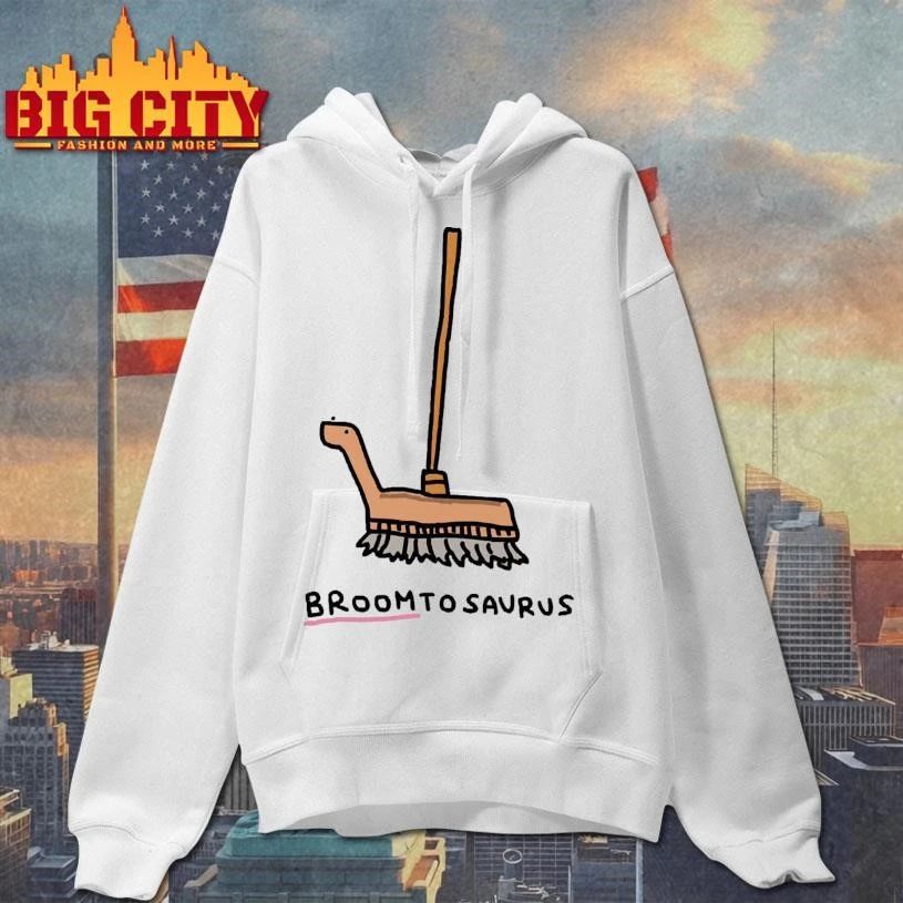 Broomtosaurus Broom Dinosaur Pun Aesthetic Cute Utility Art Shirt