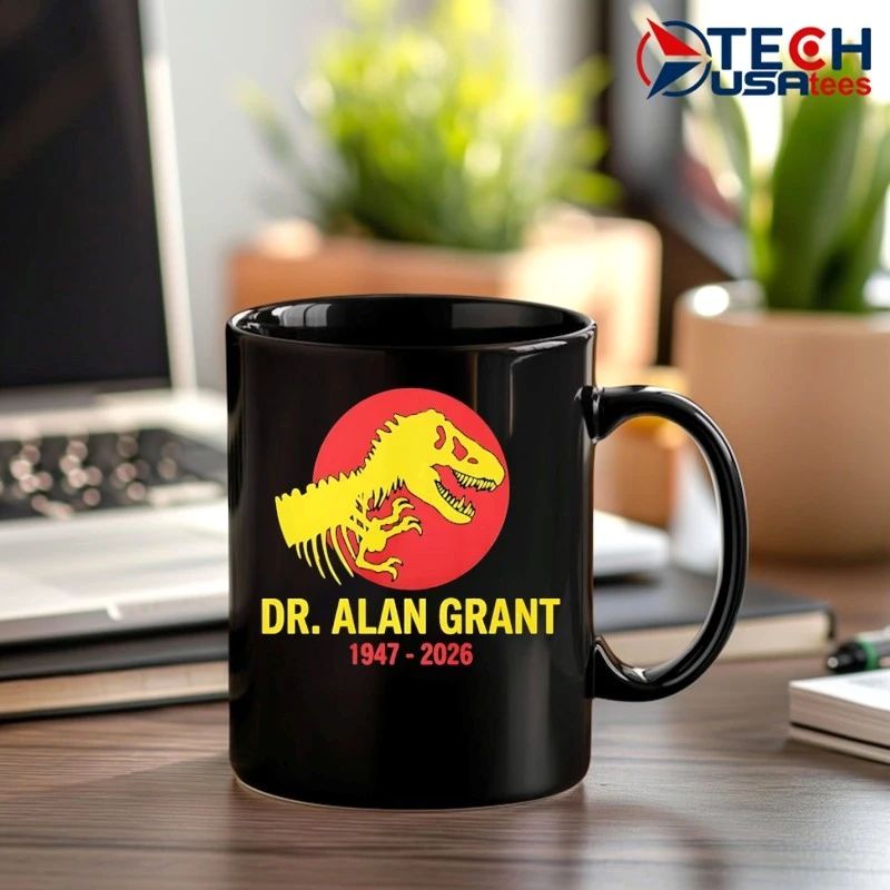Dr. Alan Grant 1947-2026 Tribute shirt