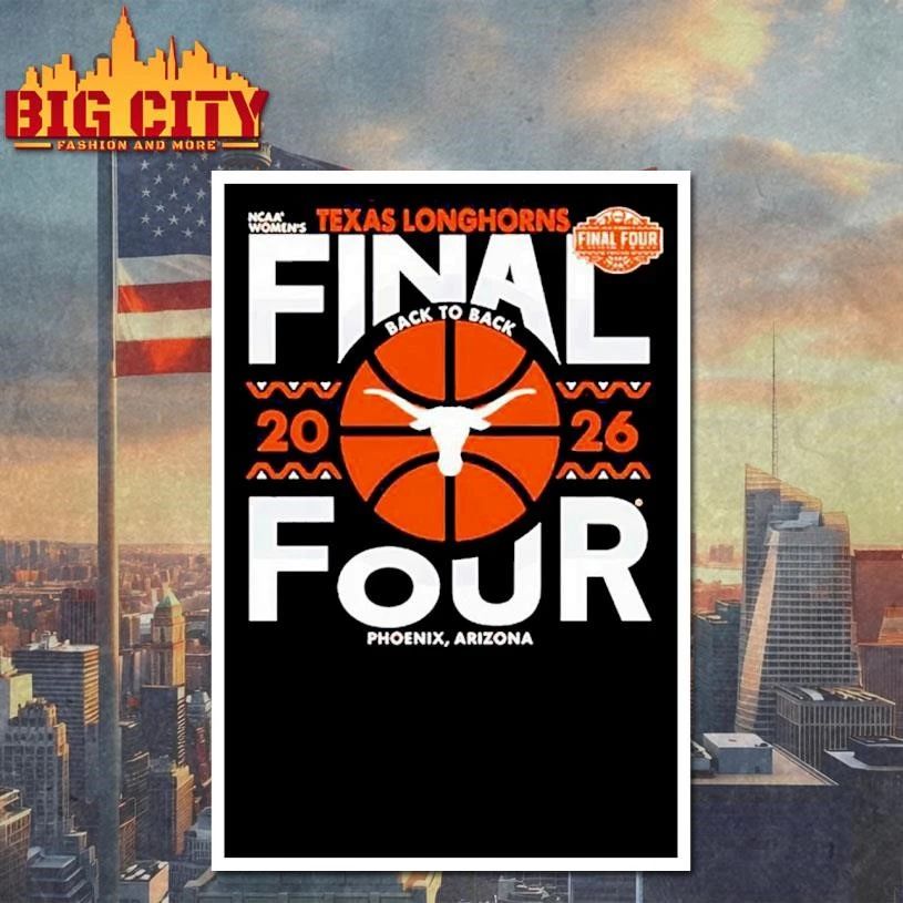 Texas Longhorns 2026 Women’s Basketball Final Four Bound classic Shirt