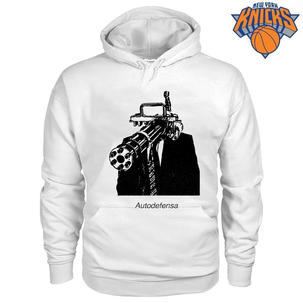 Autodefensa Minigun Head Businessman Suit Cyberpunk Surreal Goth Grunge Shirt