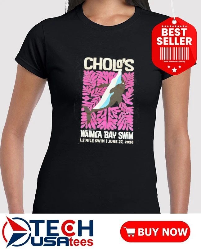 Cholo’s Waimea Bay Swim June 27 2026 shirt