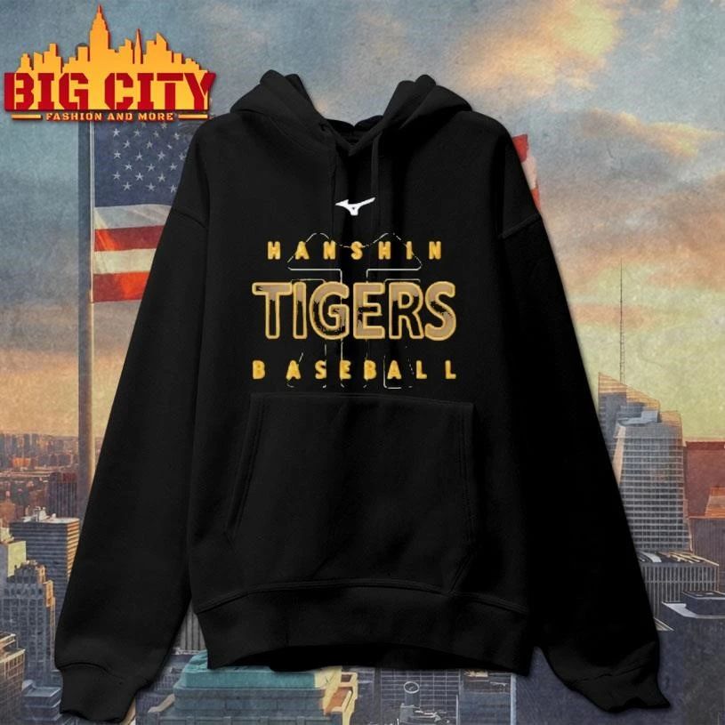 Mizuno Hanshin Tigers Baseball Graphic Shirt