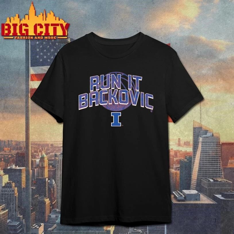 Illinois Basketball Run It Backovic Shirt